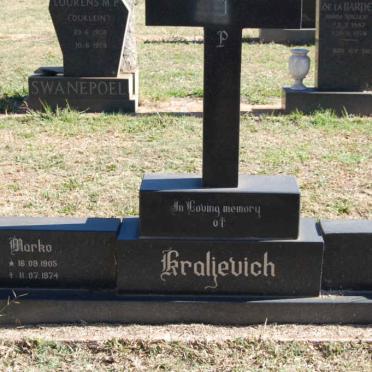 KRALJEVICH Marko 1905-1974 &amp; Mary 1907-1995 