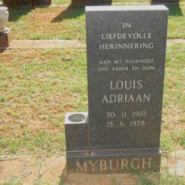 MYBURGH Louis Adriaan 1910-1978