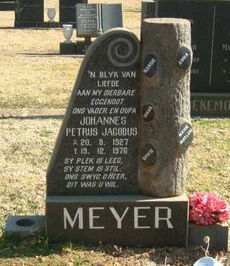 MEYER Johannes Petrus Jacobus 1927-1976
