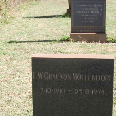 MOLLENDORF F.W., Graf von 1910-1974