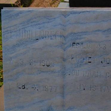 MüHLENBECK G.L. 1904-1977