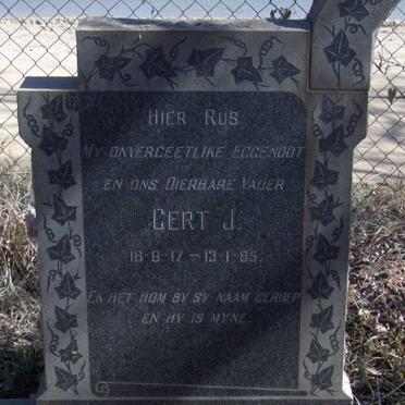 MERWE  Gert J. , van der 1917-1965