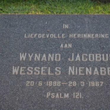 NIENABER Wynand Jacobus Wessels 1898-1967