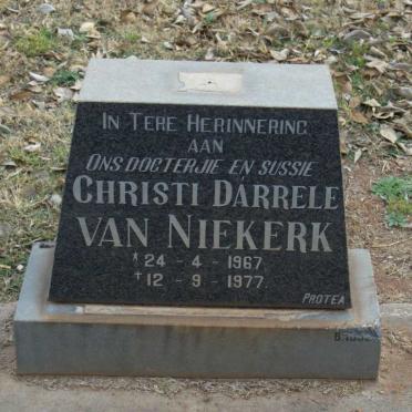 NIEKERK Christi Darrele, van 1967-1977