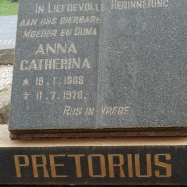 PRETORIUS Anna Catherina 1889-1970