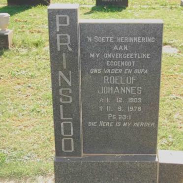 PRINSLOO Roelof Johannes 1909-1978