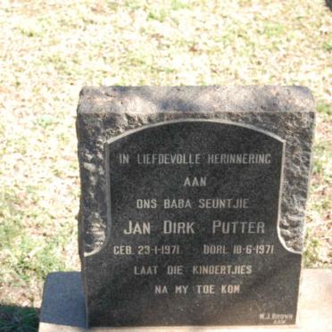 PUTTER Jan Dirk 1971-1971