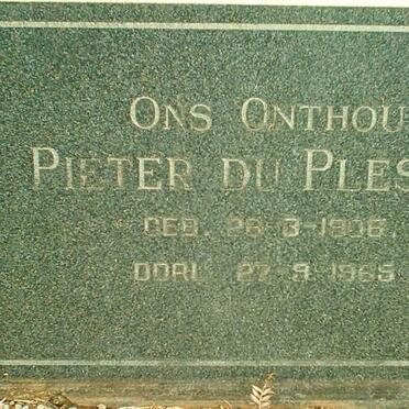 PLESSIS Pieter, du 1906-1965