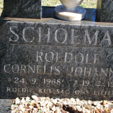 SCHOEMAN Roedolf Cornelius Johannes 1968-1976