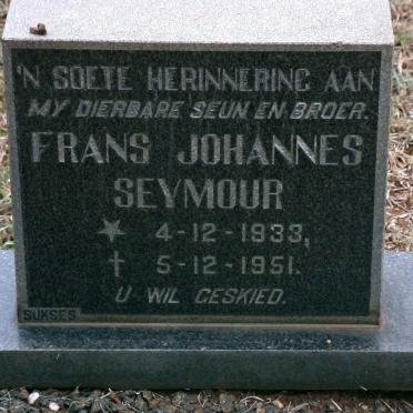 SEYMOUR Frans Johannes 1933-1951