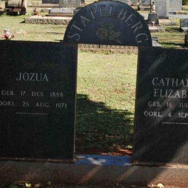 STAPELBERG Jozua 1888-1971 &amp; Catharina Elizabeth 1900-1992 