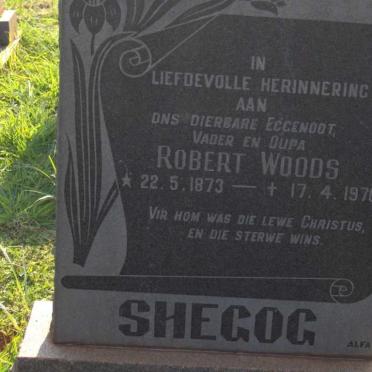 SHEGOG Robert Woods 1873-1970 &amp; Kate 1898-1990