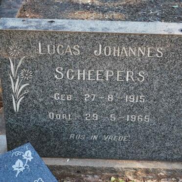 SCHEEPERS Lucas Johannes 1915-1965