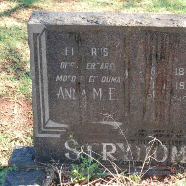 STRYDOM Anna M.E. 1889-1971 