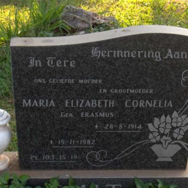 SMIT Daniel Frederick 1913-1970 &amp; Maria Elizabeth Cornelia ERASMUS 1914-1982