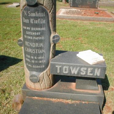 TOWSEN Hendrik Christian 1914-196?