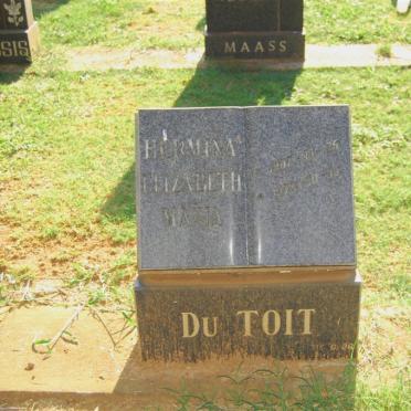 TOIT Hermina Elizabeth Maria, du 1907-1979