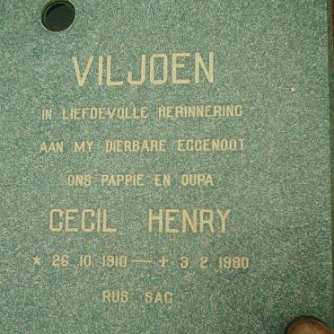 VILJOEN Cecil Henry 1910-1980