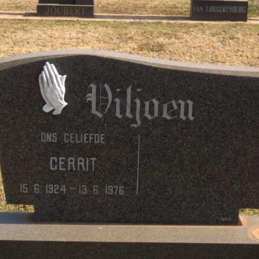 VILJOEN Gerrit 1924-1976