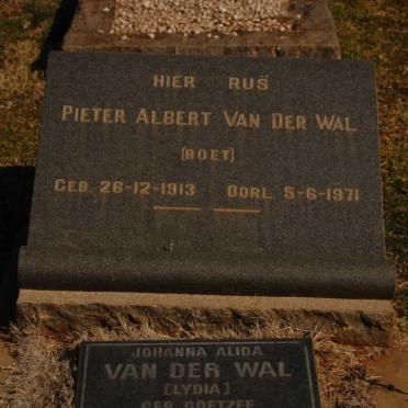 WAL Pieter Albert, van der  1913-1971