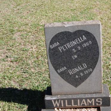 WILLIAMS Petronella 1969-1969 :: WILLIAMS Ronald 1970-1970