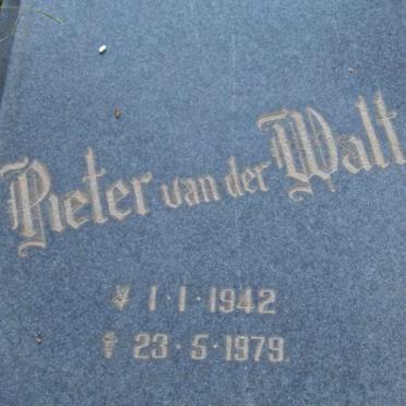 WALT Pieter, van der 1942-1979