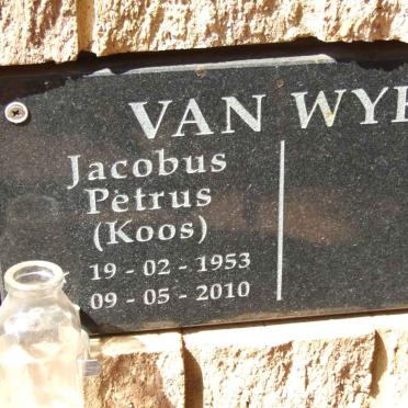 WYK Jacobus Petrus, van 1953-2010
