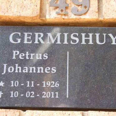 GERMISHUYS Petrus Johannes 1926-2011