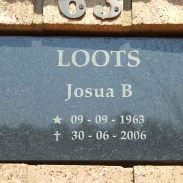 LOOTS Josua B. 1963-2006