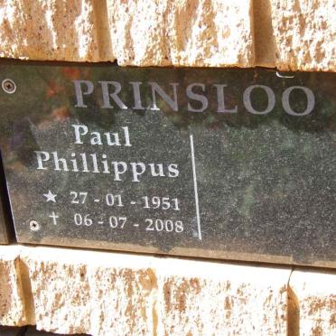 PRINSLOO Paul Phillippus 1951-2008
