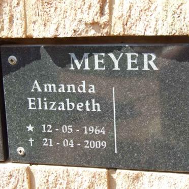 MEYER Amanda Elizabeth 1964-2009