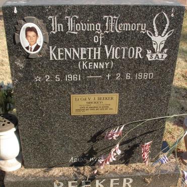 BEEKER Kenneth Victor 1961-1980 :: BEEKER V.J. 1927-1996