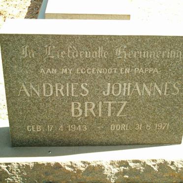 BRITZ Andries Johannes 1943-1971