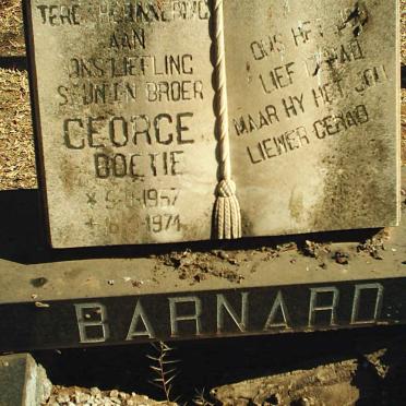 BARNARD George 1957-1974