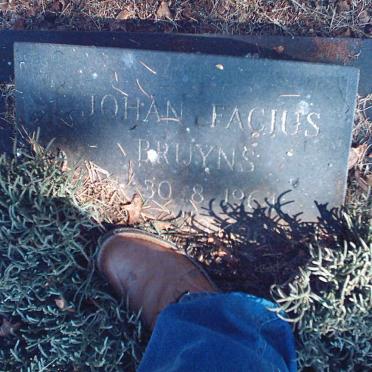 BRUYNS Johan Facius 1964