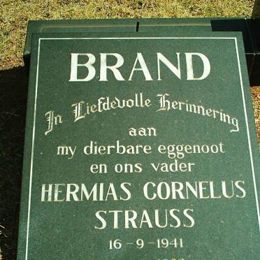 BRAND Hermias Cornelus Strauss 1941-1983