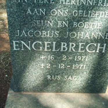 ENGELBRECHT Jacobus Johannes 1971-1971