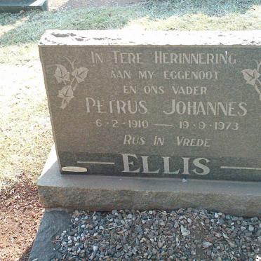 ELLIS Petrus Johannes 1910-1973