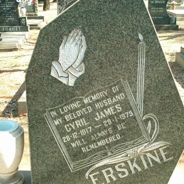 ERSKINE Cyril James 1917-1975