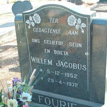 FOURIE Willem Jacobus 1952-1972