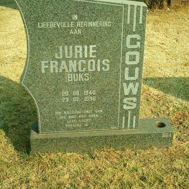 GOUWS Jurie Francois 1940-1996
