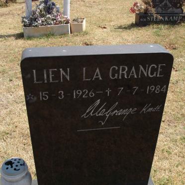 GRANGE Lien, la 1926-1984