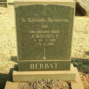 HERBST Johannes P.  1928-1966
