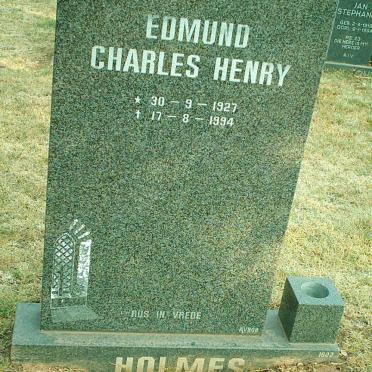 HOLMES Edmund Charles Henry 1927-1994