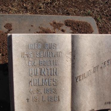 HOLMES Quintin 1953-1961