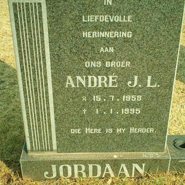 JORDAAN André J.L. 1958-1995