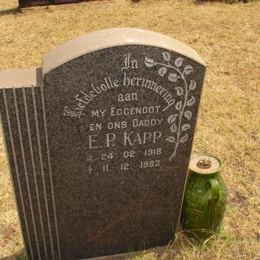 KAPP E.P. 1918-1983