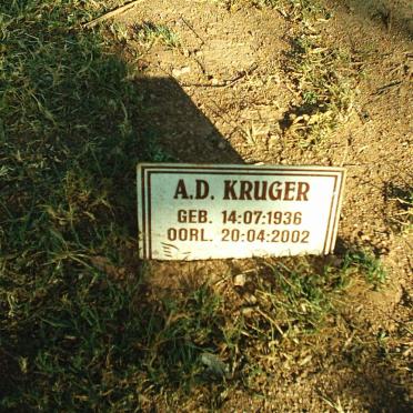 KRUGER A.D. 1936-2002
