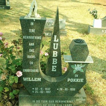 LUBBE Willem 1932-1997 &amp; Pokkie 1938-