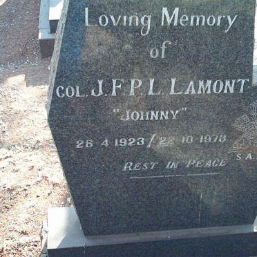 LAMONT J.F.P.L. 1923-1973